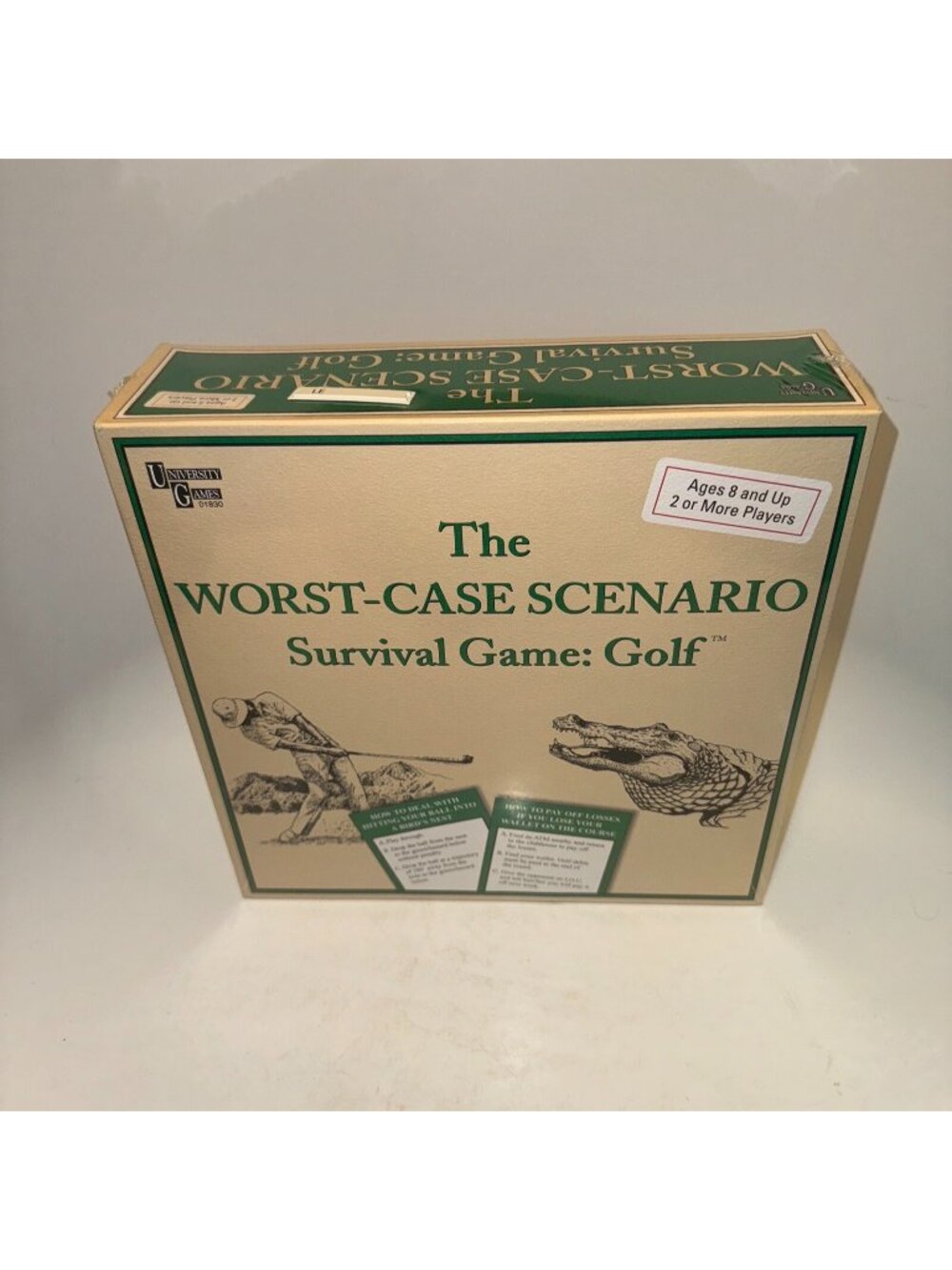 Worst Case Scenario Survival Game Golf University Games - New, Factory Sealed